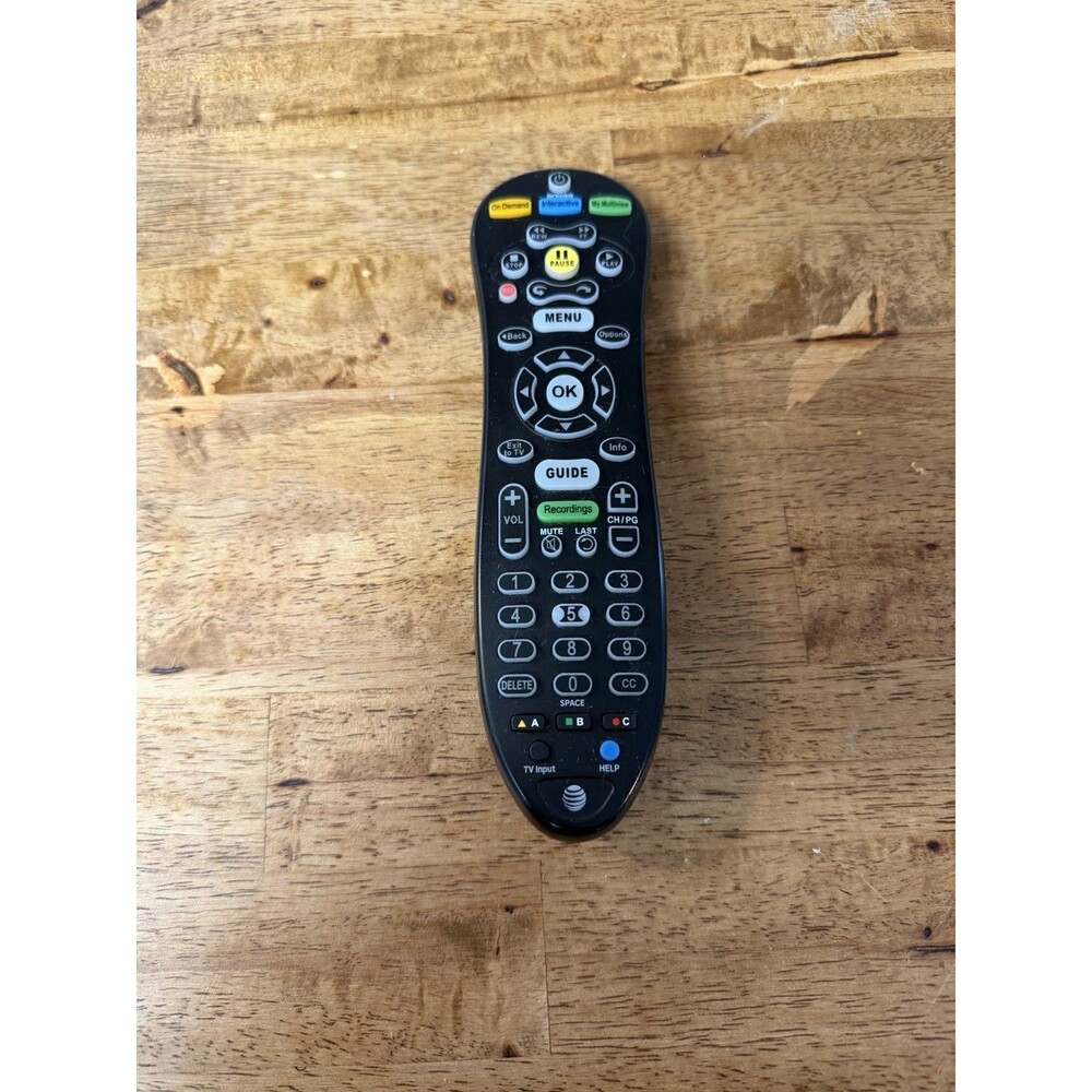 AT&T U-Verse S30-S1B Programmable Backlit Universal IR Remote Control